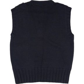YMC Navy Multi Heidi Vest S