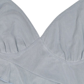 Motel Blue Jacy Ruffle Midi Dress