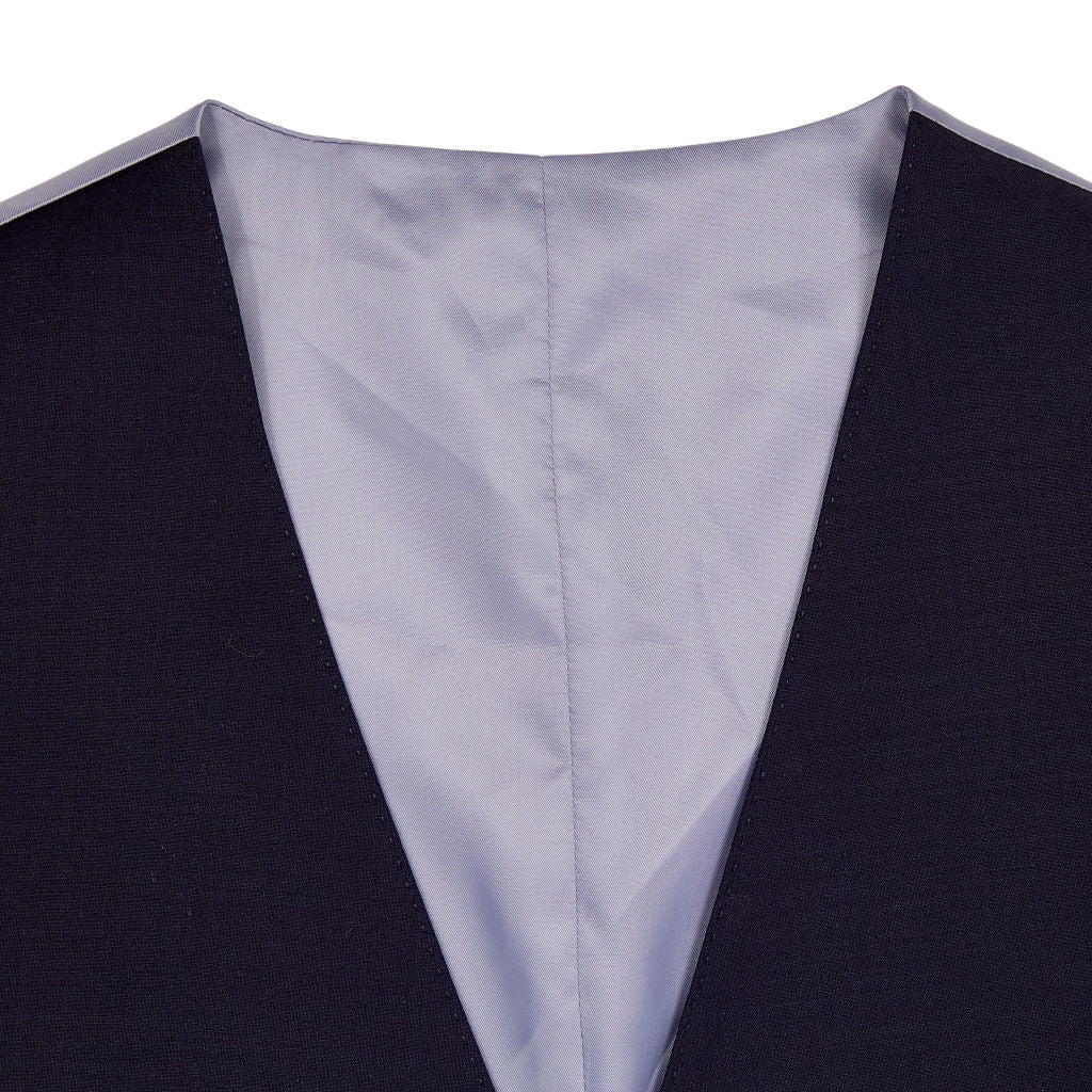 Moss Blue Tailored Fit Waistcoat