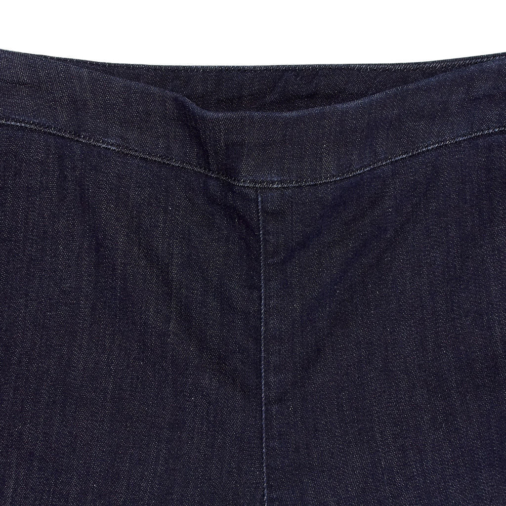NRBY Blue Denim Stretch Shorts