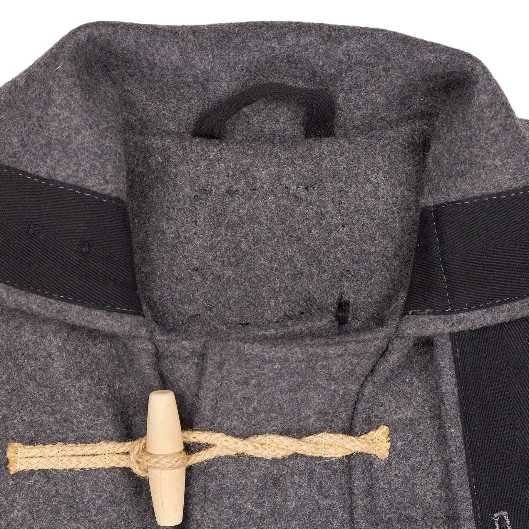 Gloverall Grey Monty Duffle Coat Wool