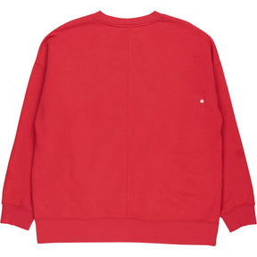 Hush Red Quaden Oversized Sweatshirt