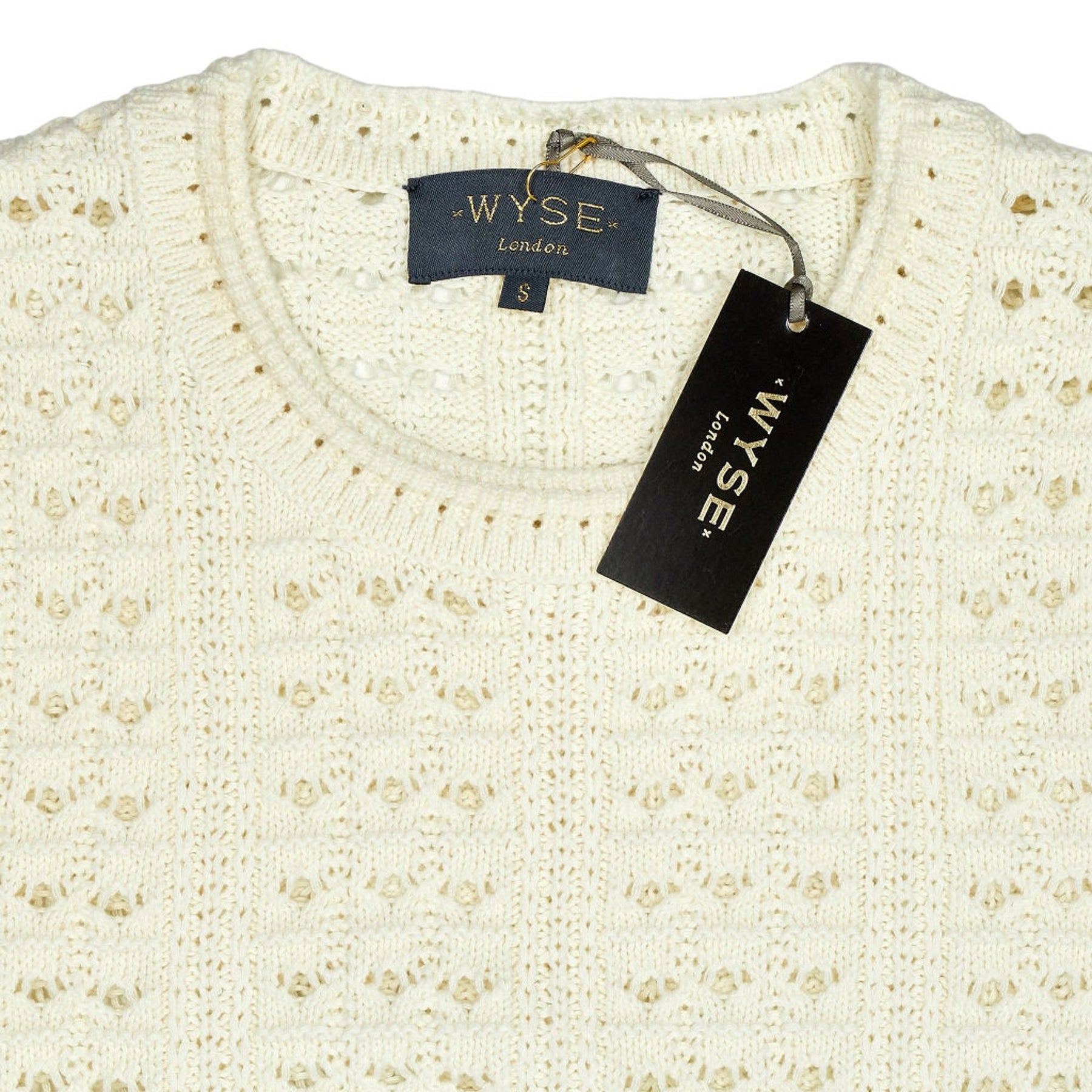 Wyse Ivory Isla Stitch Jumper