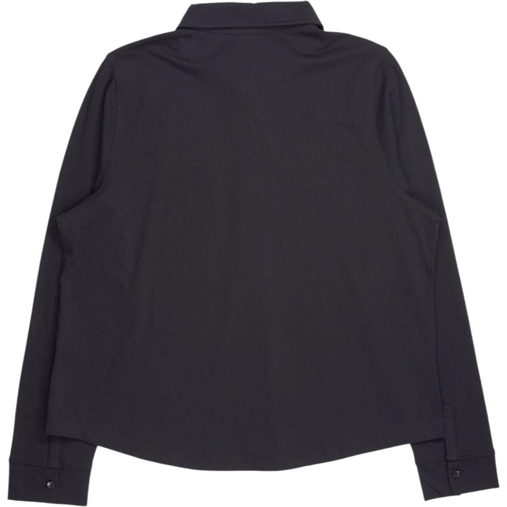 Lands' End Black Cotton Shirt