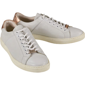Barbour Grey Leather Trainers