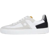 Folk White Black Leather Trainers