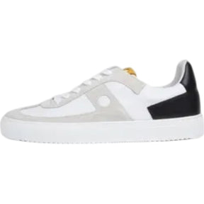 Folk White Black Leather Trainers