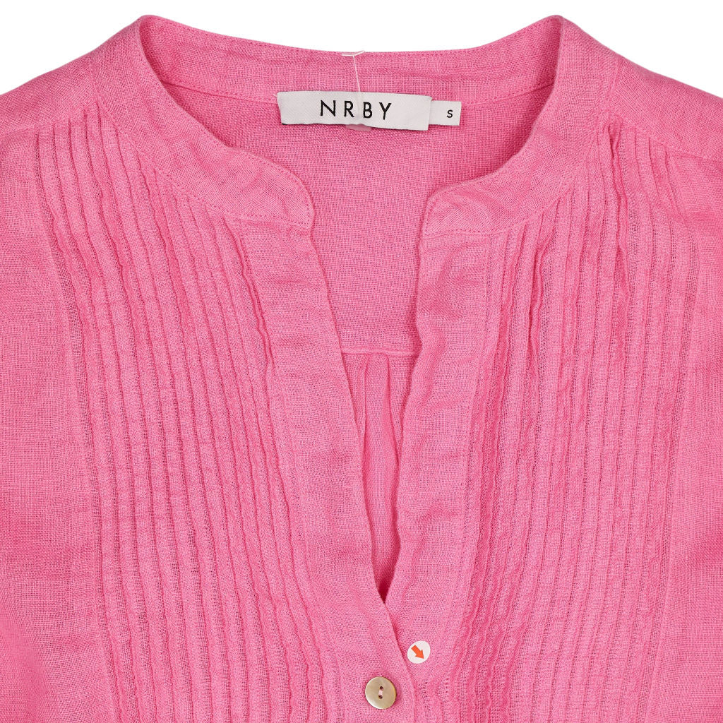 NRBY Pink Linen Dress