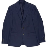Moss Navy Regular Fit Jacket