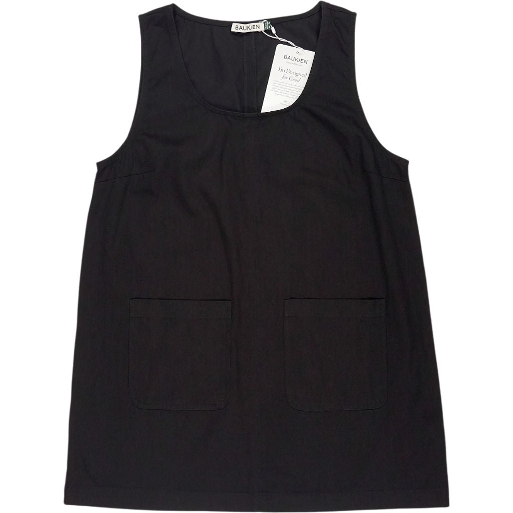 Baukjen Black Leah Organic Denim Mini Dress