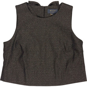 Wyse Bronze Sparkle Bow Florence Top