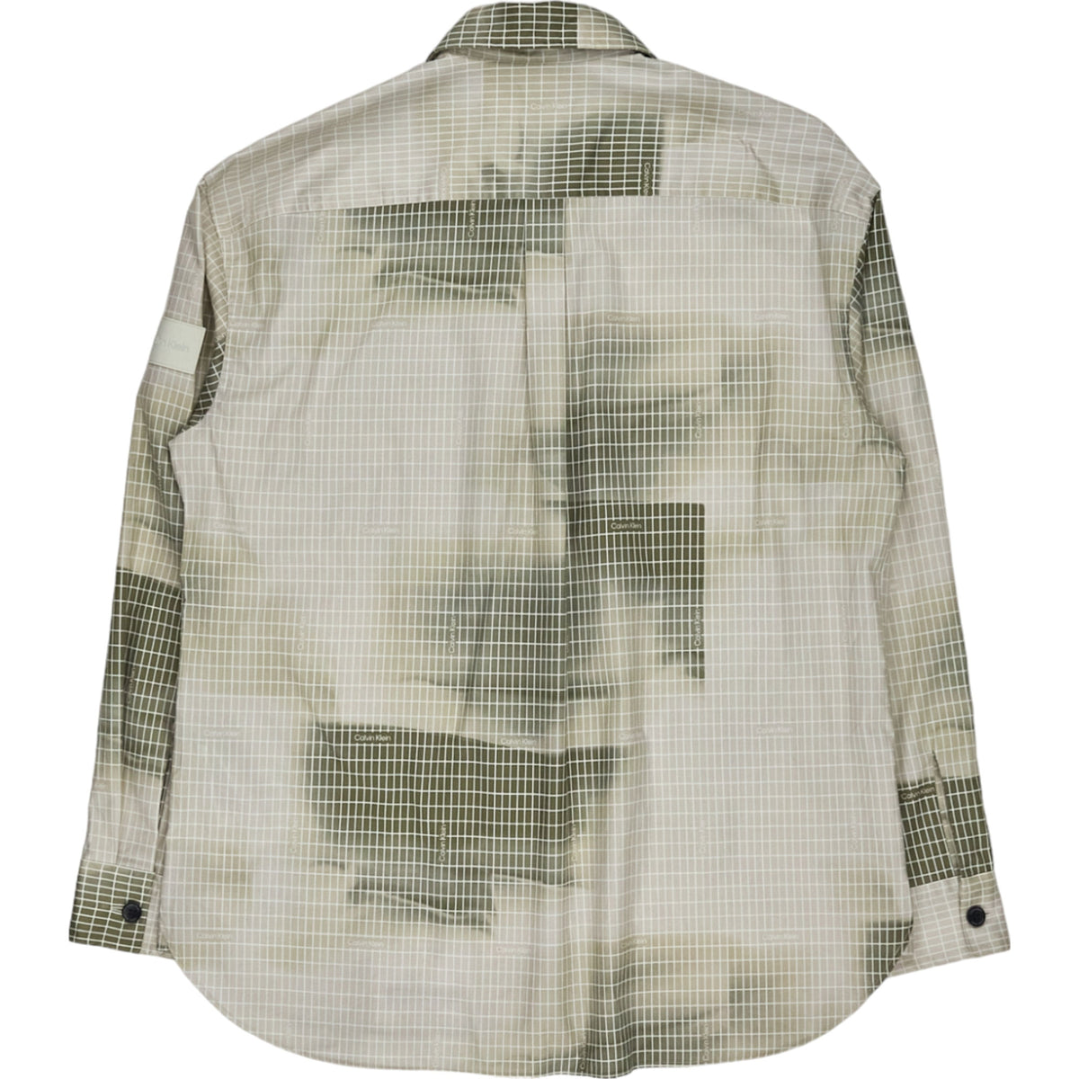Calvin Klein Green Checkered Shirt