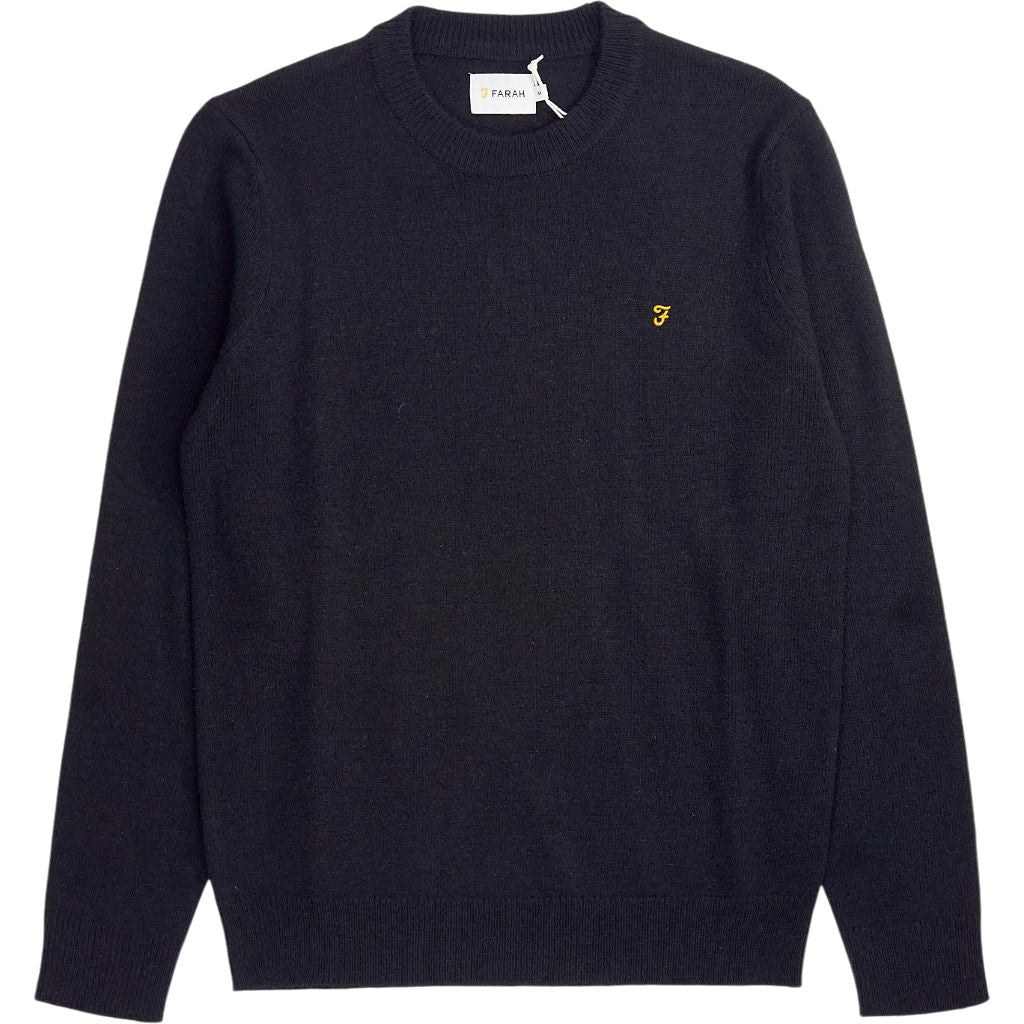 Farah Black Crew Sweatshirt