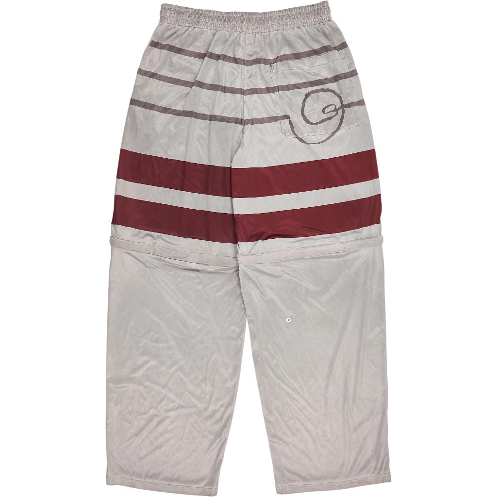 Pull & Bear Lueder Grey Red Striped Trousers
