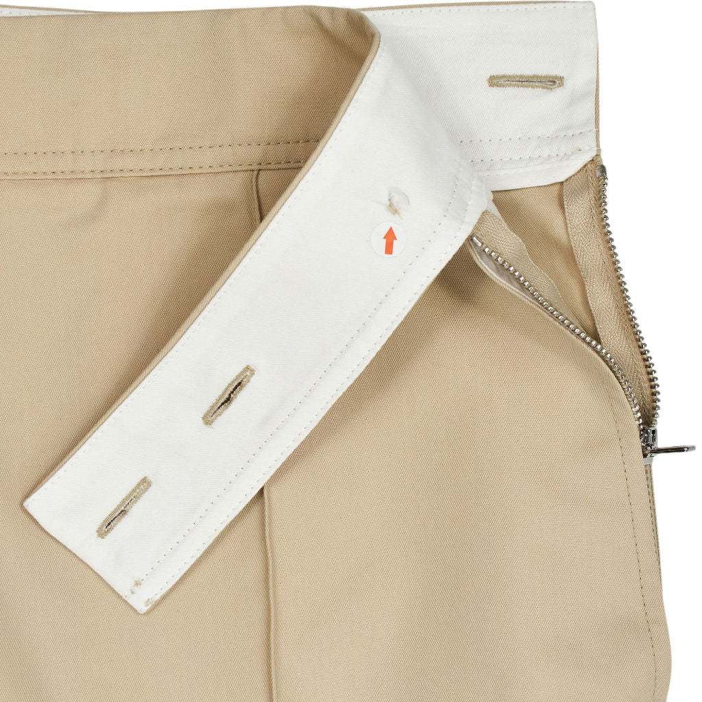 Studio Nicholson Beige Acapulco Cotton Twill Trousers