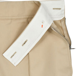 Studio Nicholson Beige Acapulco Cotton Twill Trousers