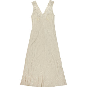 OMNES Cream Sleeveless Midi Dress