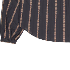 Beaufort & Blake Navy Stripe Dobby Top