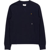 Farah Navy Tim Crew Sweatshirt