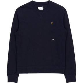 Farah Navy Tim Crew Sweatshirt
