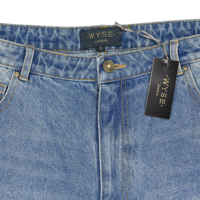 Wyse Blue Ruby Scallop Shorts
