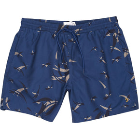 Farah Aegean Blue Colbert Arrow Print Shorts