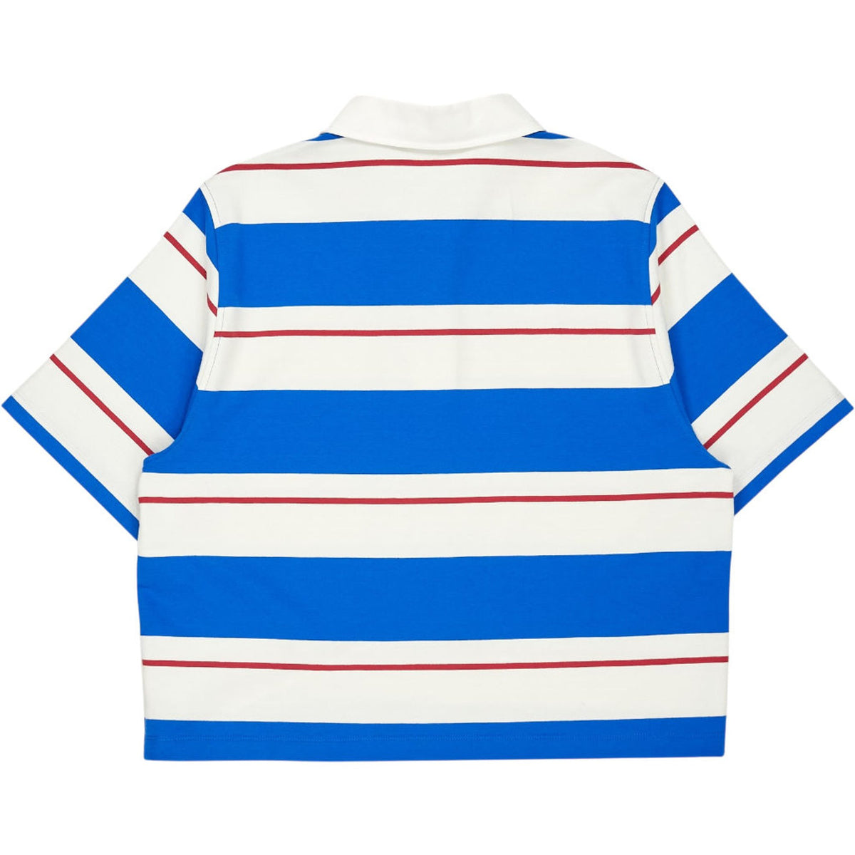 Baukjen Blue White Striped Polo Shirt