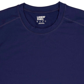Lands' End Blue Spandex T-Shirt