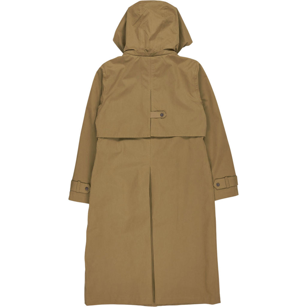 Lands' End Brown Hooded Rain Coat