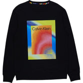 Calvin Klein Black Gradient Print Sweatshirt