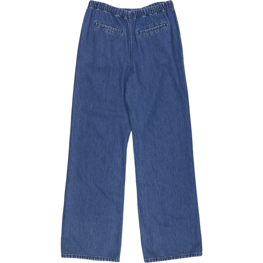 Hush Blue Tie Wasi Wide Leg Trousers