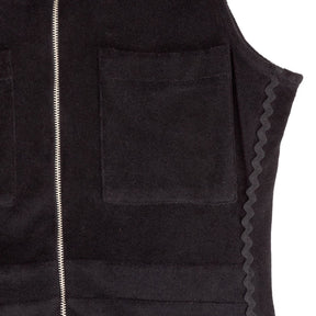 WYSE Black Towelling Jumpsuit