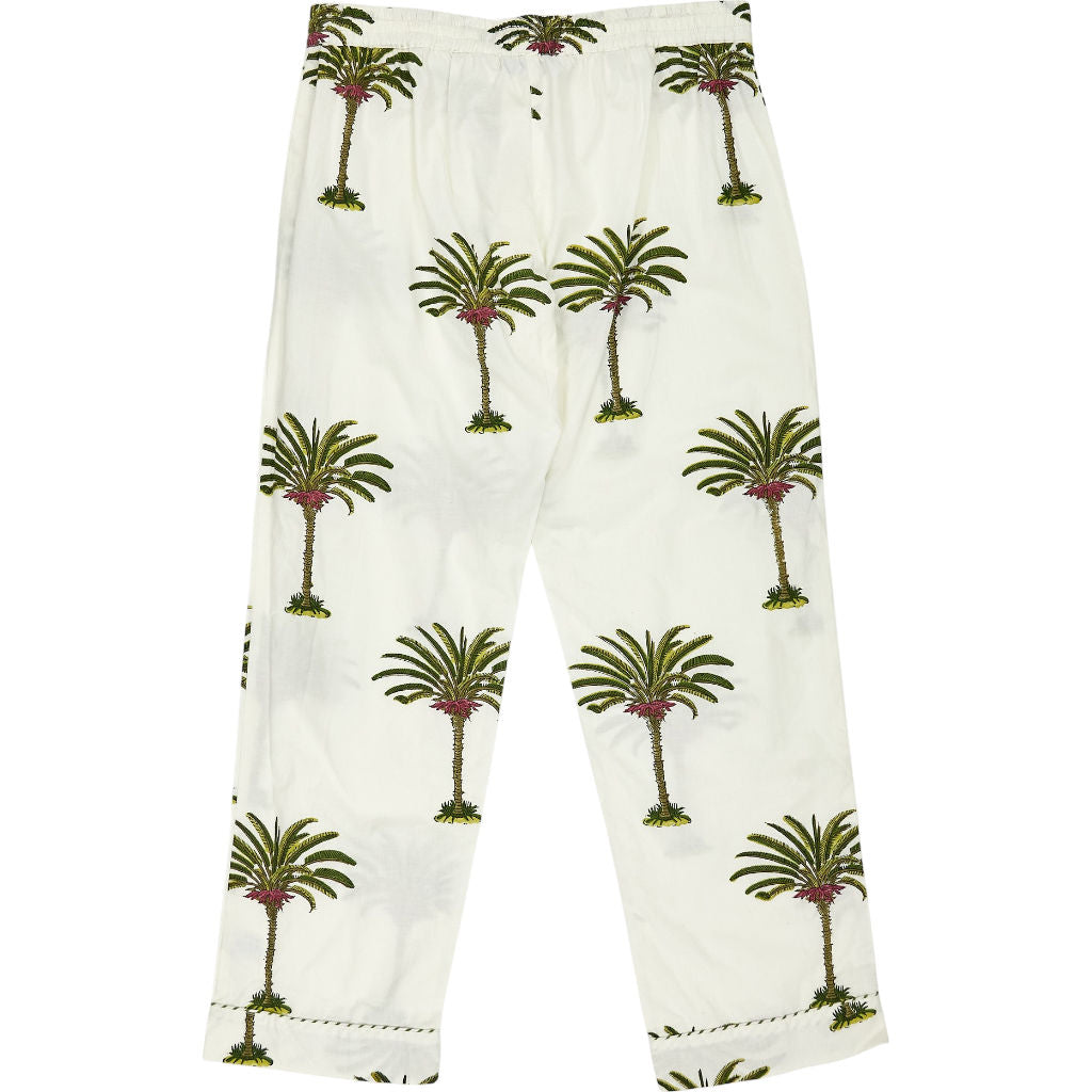 Pink City Prints Palm Print Trousers