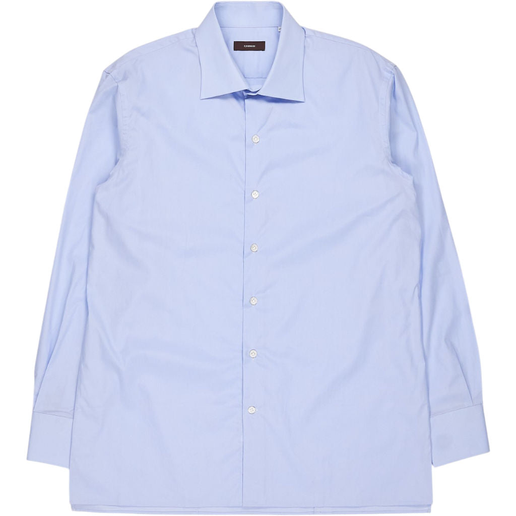 P. Johnson Blue Cotton Shirt