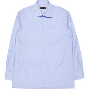 P. Johnson Blue Cotton Shirt