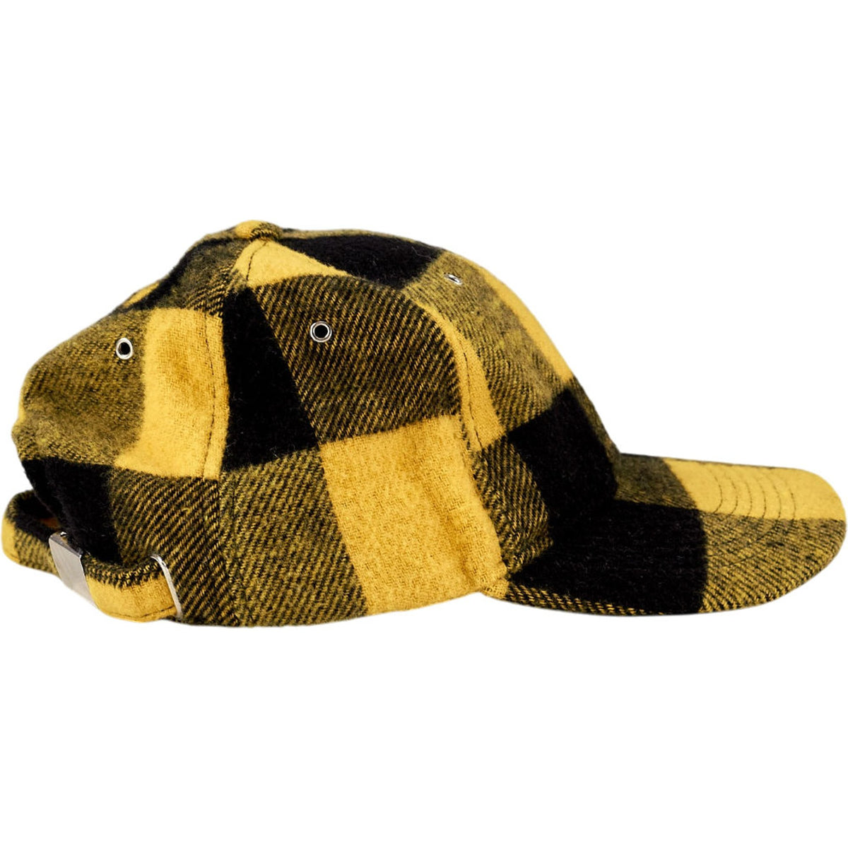YMC Yellow Black Check Cap