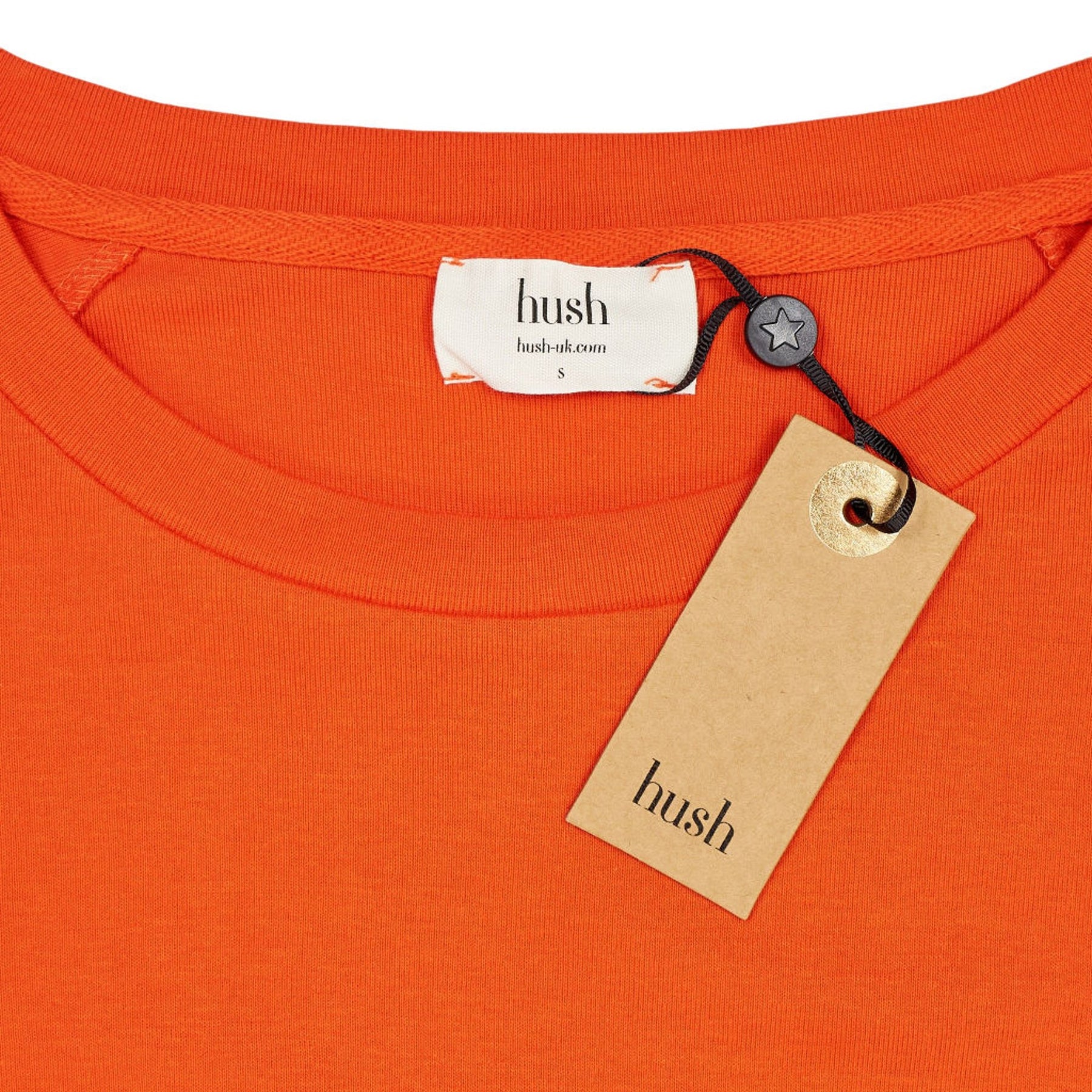 Hush Orange L/S Raglan Tee