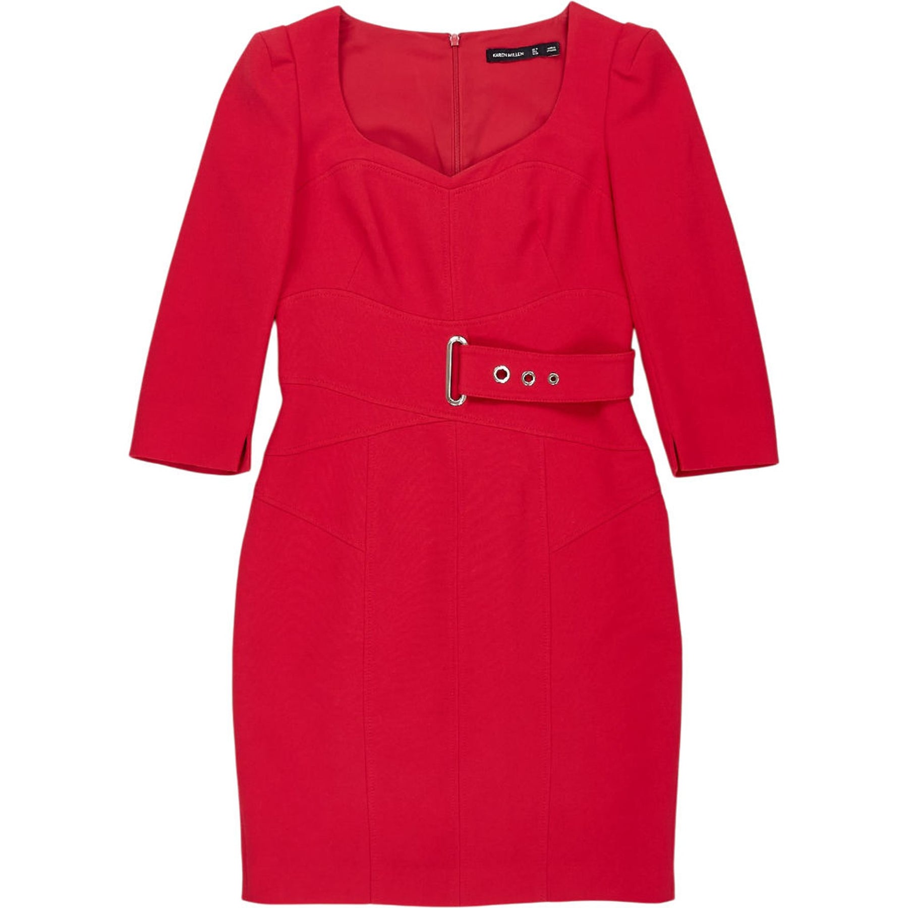 Karen Millen Red Belted Dress