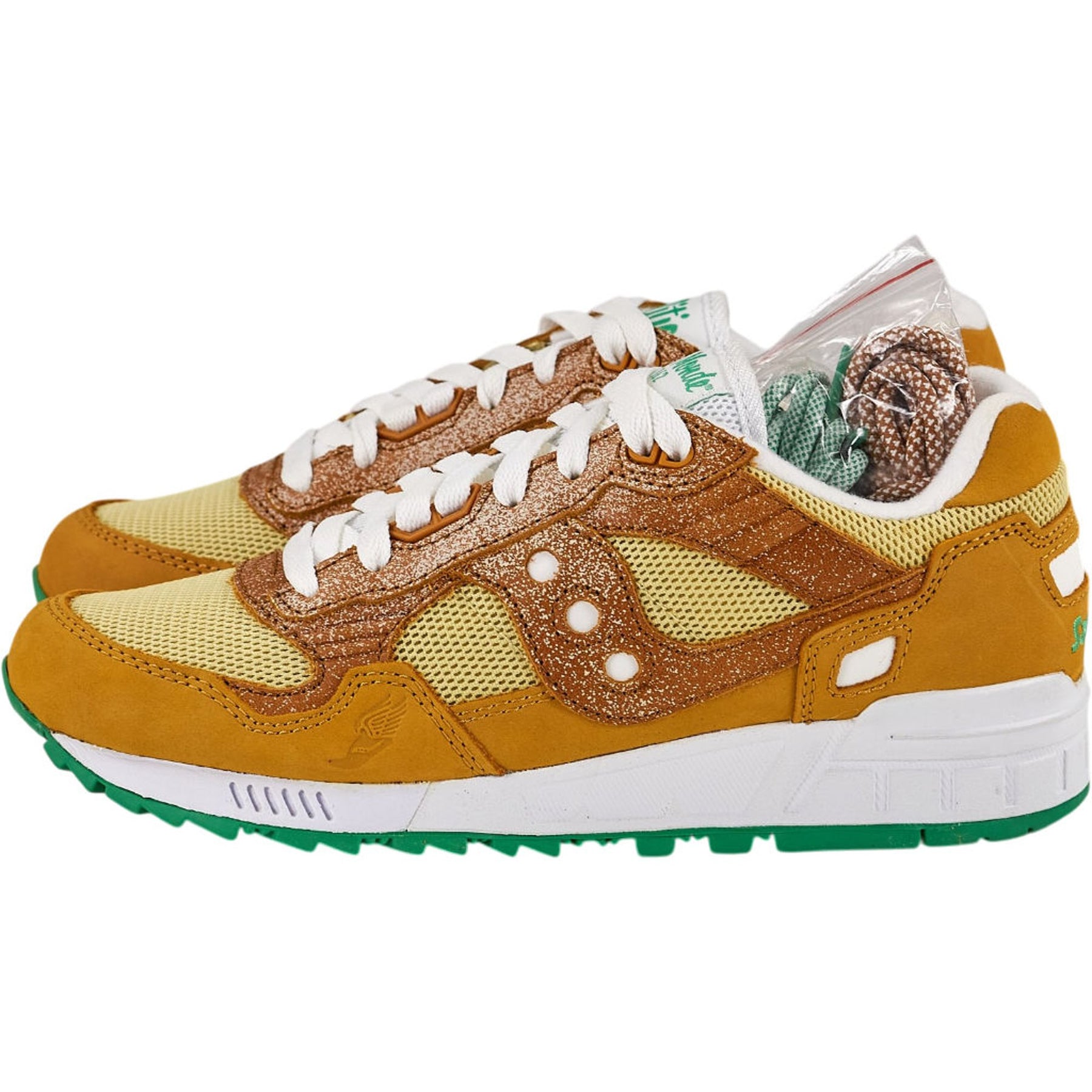 Saucony Beige Brown Shadow 5000 Trainers