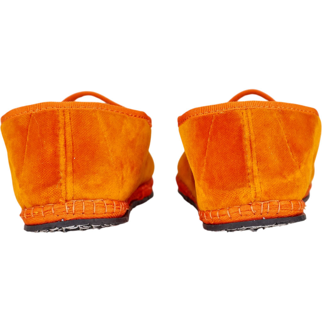 Drogheria Crivellini Orange Velvet Slippers