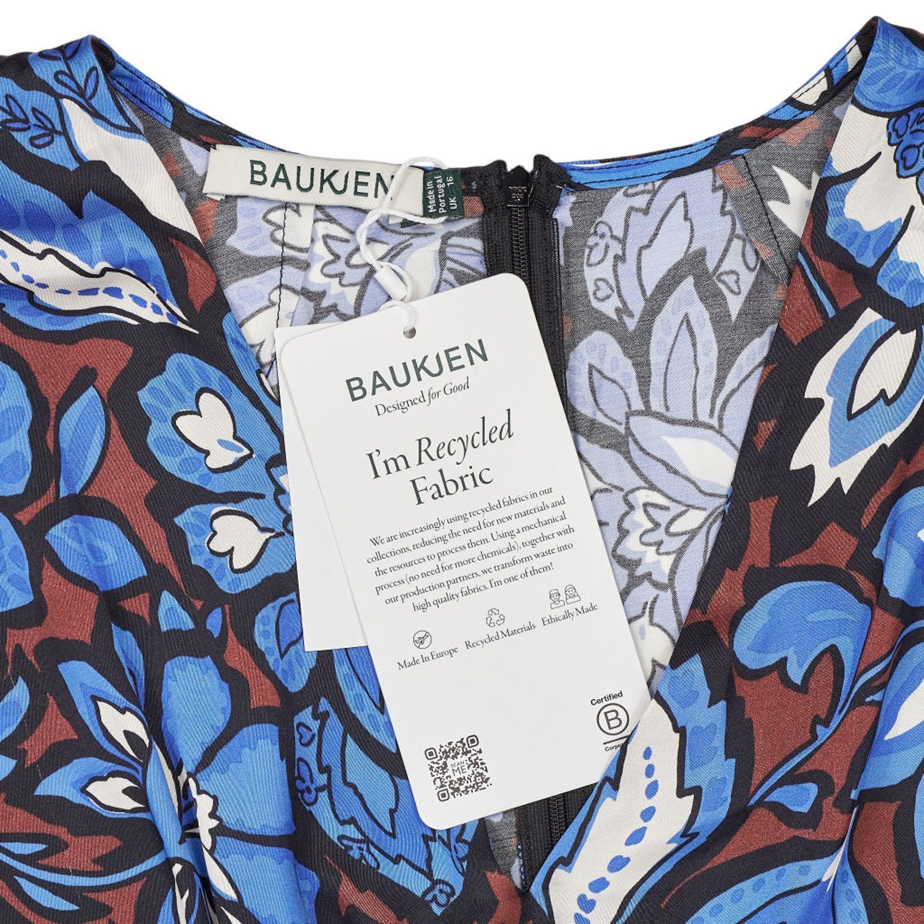 Baukjen Blue Floral Arabella Dress