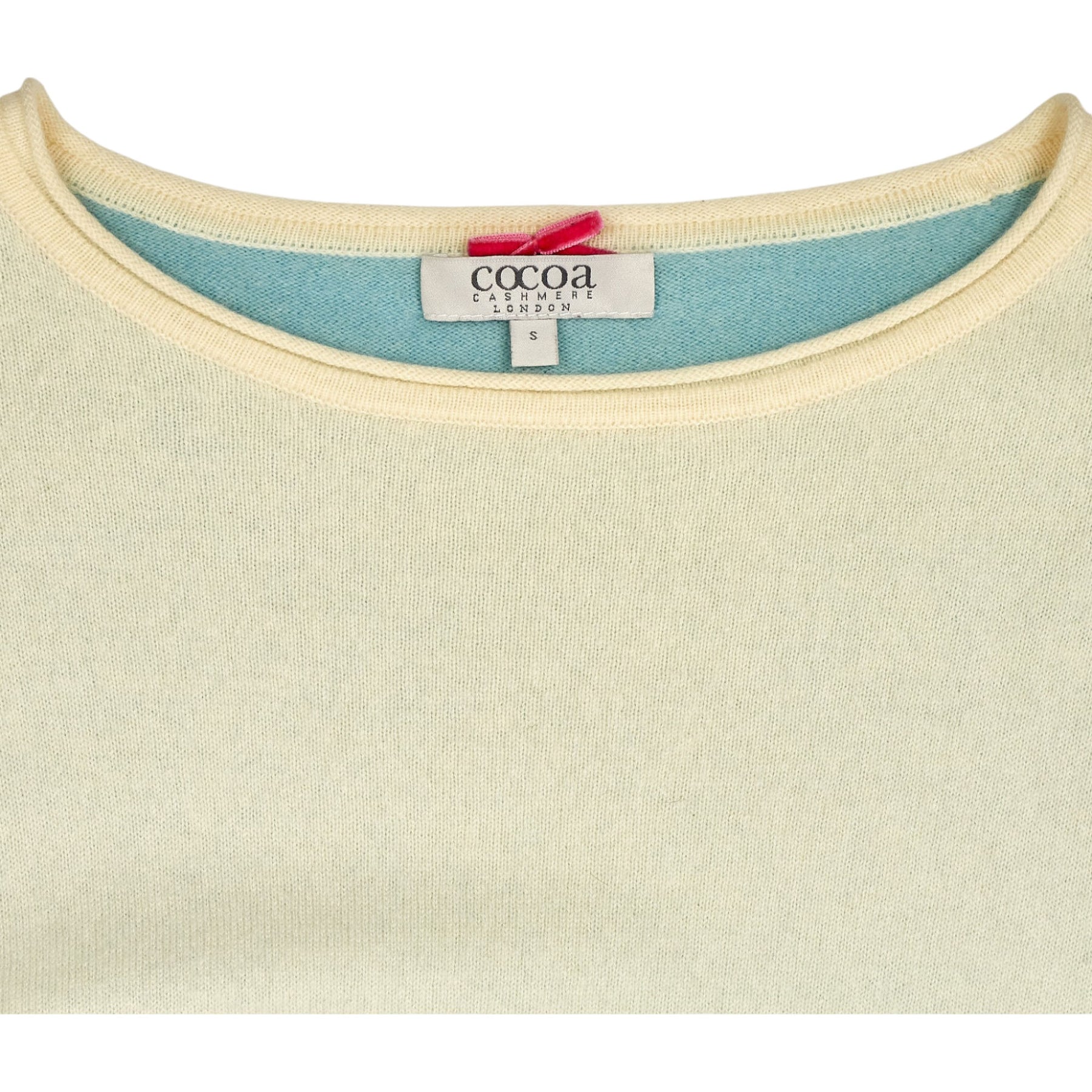 Cocoa Cashmere Blue Cream Jumper