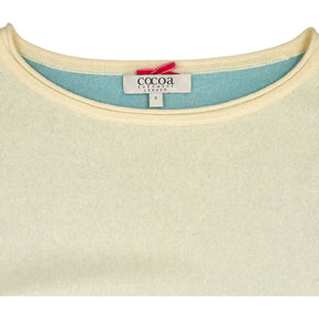 Cocoa Cashmere Blue Cream Jumper