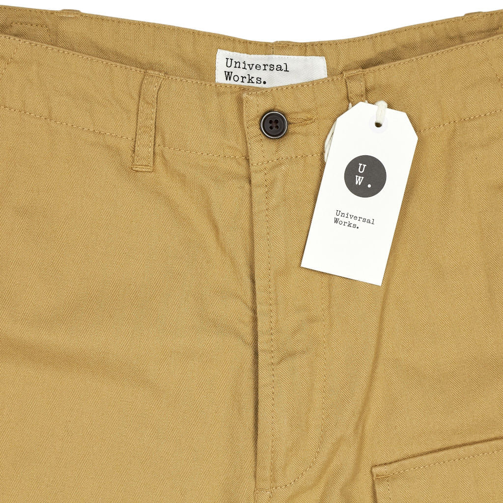 Universal Works Sand Peacenik Herringbone Pants