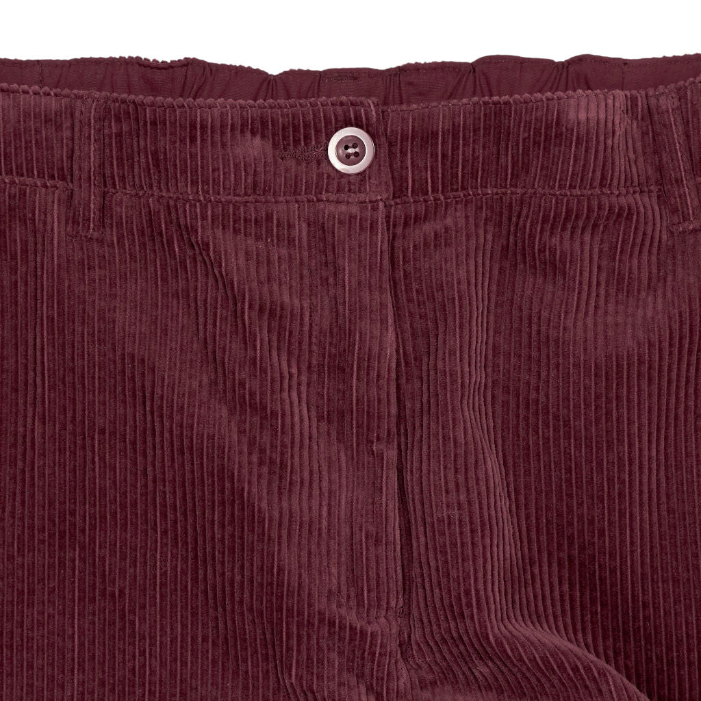 Seasalt Cornwall Burgundy Corduroy Trousers
