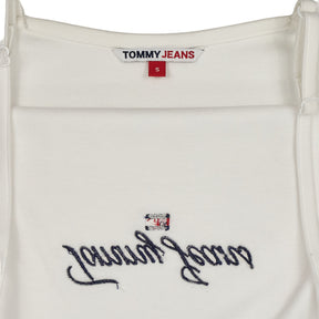 Tommy Jeans White Strappy Dress