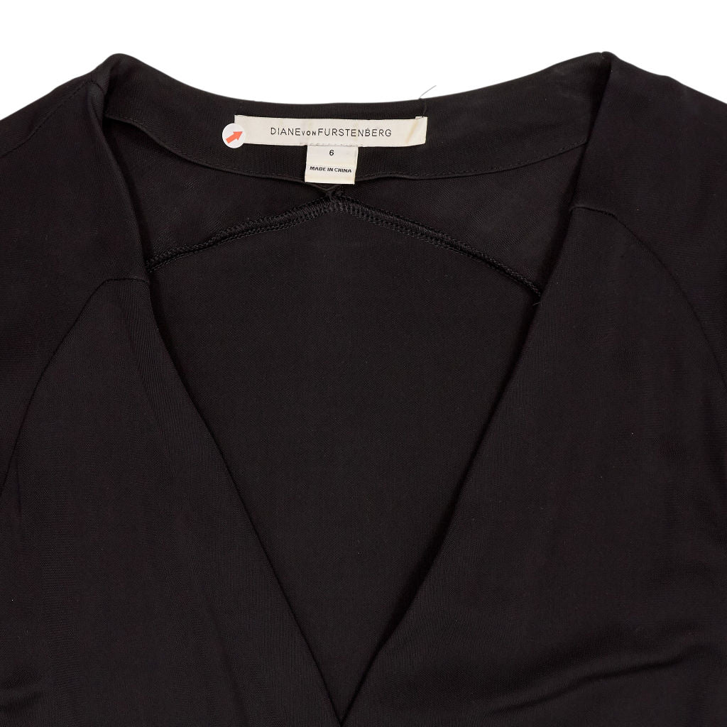 Diane Von Furstenberg Black White Skater Dress
