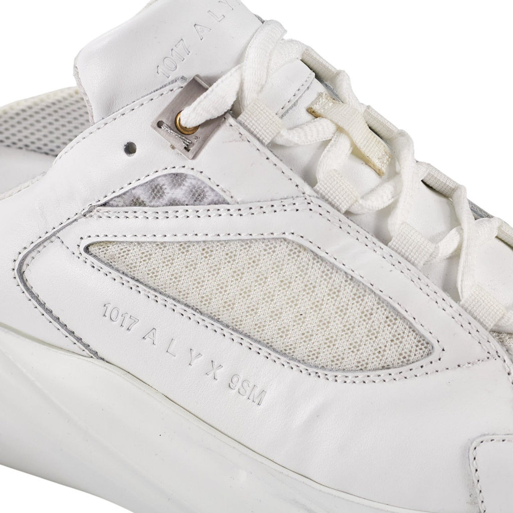1017 ALYX 9SM White Mono Hiking Mule