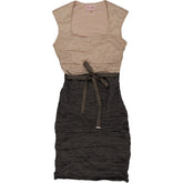Phase Eight Beige Black Sleeveless Dress