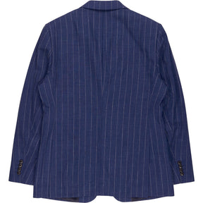 Ermenegildo Zegna Blue Pinstripe Tailored Jacket